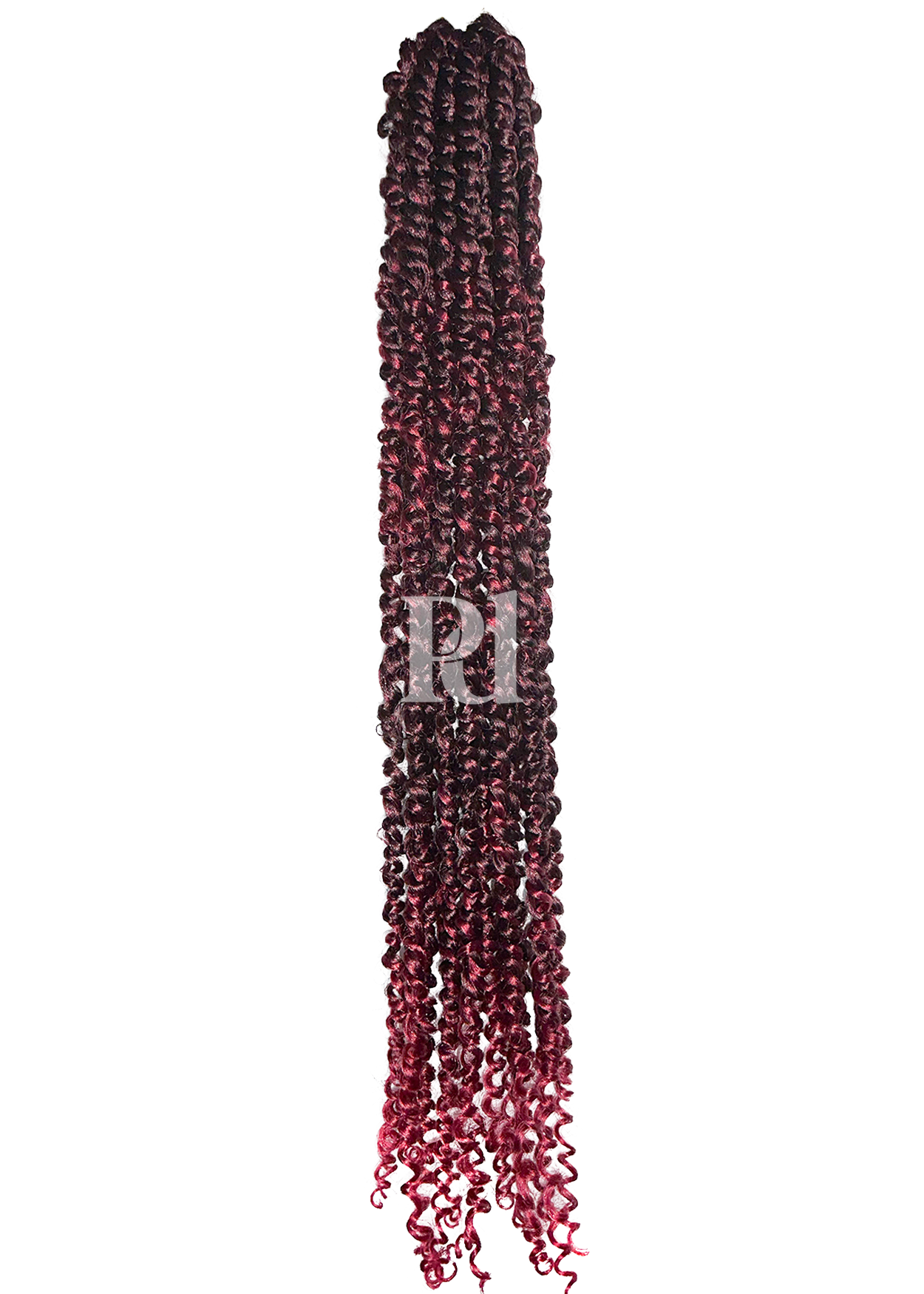 crochet passion twists - burgundy/red ombre